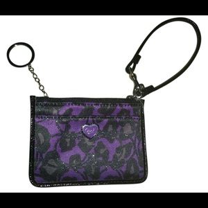 Coach wristlet keychain coin purse
